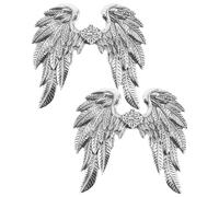 Gatuida 2 fermagli per capelli vintage vichinghi - fermaglio per capelli con gotiche - forcina per in lega d'argento - accessorio per retrò per Halloween, festival rinascimentale del corvo
