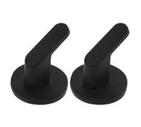 Gatuida 2 ganci magnetici per garage resistenti - Ganci magnetici per trapano elettrico, attrezzi da giardino, tubi, pannello, garage, officina - Appendiabiti nero