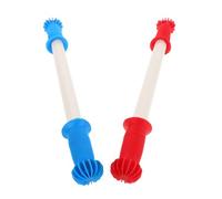Gatuida 2 Manopole per Cavallo Dondolo Impugnature Ergonomiche in Plastica Maniglie Filettate per Giocattoli Cavallo Sostituzione Sicura e Stabile per Giochi da Montare