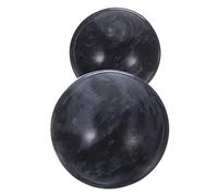 Gatuida 2 Palline da Massaggio in Jade Nera per Mani, 2 Pezzi, Sollievo dallo Stress e Esercizio di Salute, la Casa e Relax Colore Casuale