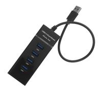 Gatuida 2 Pezzi 4 Centro Cavetto Usb Adattatore Usb Hub Sdoppiatore 3.0 Hub a 4 Porte Abs 3.0 Sdoppiatore Adattatore Cavo Abs Per Cavo Computer Estensore Plastica