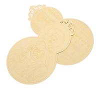 Gatuida 2 Pezzi Anno del Serpente Taisui Amulet Card in Rame Dorato Portatile e Tradizionale Amuleto Feng Shui per Ricchezza Protezione e Benedizioni di Pace