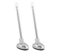 Gatuida 2 pezzi Antenna angolare per paraurti auto Asta portabandiera regolabile Indicatore di assistenza al parcheggio Protezione del veicolo per auto universale Argento