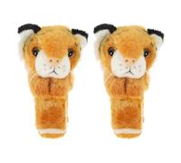 Gatuida 2 pezzi Braccialetto di peluche a forma di animale - Braccialetto a forma di tigre - di peluche per bomboniere, premi di carnevale, riempitivi per sacchetti di caramelle natalizie