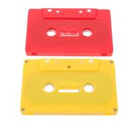 Gatuida 2 Pezzi Cassetta Audio Vuota Colorata in Plastico Retrò per Registrazioni Affidabili e Libertà Creativa per Musica e Decorazioni per Feste