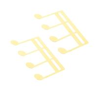 Gatuida 2 Pezzi Clip Fermapagine per Spartiti in Metallo Solido con Finitura Dorata Supporto Stabile per Libri Musicali per Concerti e Pratica su Pianoforte Tastiera