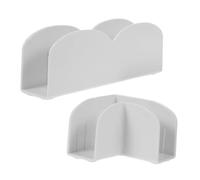 Gatuida 2 Pezzi Clip Per Recinzione Fissaggi Box Per Metter Il Fondo a Accessori Per Gioca Ai Piedi Stabilizzatore Penna Infantile Accessori a Duo Plastica Bianca