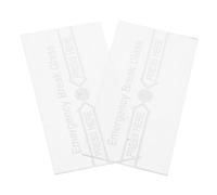 Gatuida 2 pezzi Copri Interruttore Manuale Antincendio Trasparente Protezione con Testo Visibile per Emergenze Facile Installazione Adatto Vari Scenari di Sicurezza