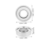 Gatuida 2 pezzi Cuscinetti Sfere per Sedia Rotelle Cuscinetto Anteriore in Acciaio Carbonio per Forcella e Albero Resistente e Affidabile per Uso Quotidiano e Mobilità Sicura