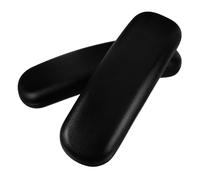 Gatuida 2 Pezzi Cuscini Bracciolo Sedia Ufficio in PU con Foro di Montaggio e Viti Pad Imbottito Ergonomico per Braccioli Sedia da Scrivania Supporto Morbido per Braccia e Gomiti