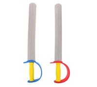 Gatuida 2 pezzi di giocattoli con in schiuma - Giocattolo per esercitarsi con le spade per bambini, feste in costume, allenamento di scherma, oggetti di scena medievali, 54 cm/21,22"