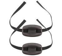 Gatuida 2 pezzi di mentoniera per casco da hockey con cinturino - Protezione per il mento del giocatore di hockey per casco da football con cinturino regolabile di ricambio