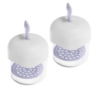 Gatuida 2 pezzi Face Foam Maker Forma di Cuore Schiumogeno Manuale Portatile per Lavaggio Viso Creazione Rapida di Schiuma Densa e Delicata Design Trasparente