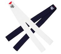 Gatuida 2 pezzi Fascia Giapponese Samurai in Traspirante per Karate e Sushi Assorbente e Confortevole Unisex per Yoga Corsa e Allenamento