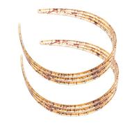 Gatuida 2 Pezzi Fascia Per Graziosi Cerchietti Fasce Termali Per Ragazze Fasce Con i Denti Fascia Spa Per Le Donne Banca Per Il Trucco Head Bands for Hair Pc Caffè