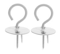 Gatuida 2 pezzi Ganci da Soffitto in Resistenti con per Appendere Lanterna Vasi e Decorazioni Base Rinforzata per Camera Giardino e Balcone