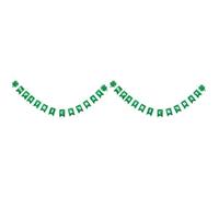 Gatuida 2 Pezzi Ghirlanda Trifoglio Verde per San Patrizio, Bandierine 3 M | Tessuto Non Tessuto, Scritte St Patrick's Day, per Stufa, Aula e Struttura Fotografica
