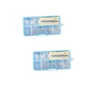 Gatuida 2 Pezzi Kit di Riparazione Accessori Naselli Viti 100 Parti per da E da Sole