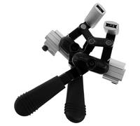 Gatuida 2 Pezzi Leva Freno in Lega di Alluminio per Sedia a Rotelle 22mm, Set 2 Pezzi Impugnatura Ergonomica, Freno a Mano Meccanico di Bloccaggio Ruote, Accessori per Ausili di Mobilità
