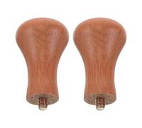Gatuida 2 Pezzi Manico in Legno Resistente per Macchine da Caffè Espresso Portatile, Misura 7,5x4,5x4,5 Cm, per Uso in Ufficio e Cucina