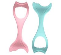 Gatuida 2 pezzi Maschera per Ciglia in Silicone Multifunzione Scudo Protettivo per Mascara e Stencil Eyeliner Strumento Trucco Occhi Riutilizzabile per Principianti e Uso Quotidiano
