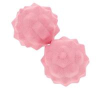 Gatuida 2 Pezzi Massaggiante Alle Arachidi Dell'arco Posteriore Massaggiatore a Per Piede Del Punto Di Innesco Massaggio Palla Per Il Retro Ruota Yoga Rosa Tpr