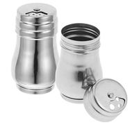 Gatuida 2 pezzi Mini Shaker Spezie in Acciaio Inossidabile con Contenitori e Riutilizzabili per Cucina e Tavola Design e Capiente