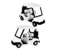 Gatuida 2 pezzi Modelli Mini Carrelli da Lega con Azione Pullback Realistica da Collezione per Desktop e Feste Tema Golf