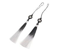 Gatuida 2 Pezzi Nappa Cinese per Taichi e Arti Marziali Decorazione con Nodo Tradizionale Nappa in Poliestere Antiscolorimento con Perla Simbolo di Buona Sorte per Appendere