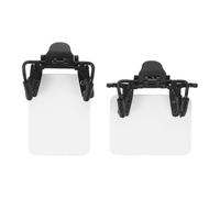 Gatuida 2 Pezzi Occhiali da Tiro Clip Bloccanti in ABS Bianco, Patch Regolabile per Blocco Luce Potenziato, Comodi per Tiro Arco e Caccia