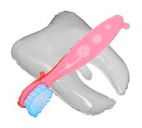 Gatuida 2 pezzi Palloncini Forma Dente Bianco in Alluminio Resistente per Shower e Decorazioni Festa Primo Dente Palloncino Spazzolino Rosa Addobbi Shower e Bomboniere Tema Salute Orale
