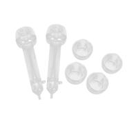 Gatuida 2 Pezzi Penna a Perline Termofusibili Trasparente, Strumento Dosatore per Perline con Erogazione Precisa per Lavori Creativi Fai da Te e Decorazioni Natalizie e Adulti