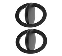 Gatuida 2 Pezzi per Incassato in Acciaio Inossidabile con Sportello Battente Rotondo Copertura Compatibile per Cucina Bagno Ufficio e Uso
