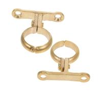 Gatuida 2 Pezzi per Tubo Clip Metalliche Fissaggio Tubo Resistente e Versatile per Uso e Industriale