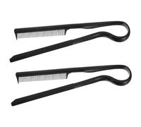 Gatuida 2 pezzi Pettini V Shape per Set Pz Strumenti per Acconciature Raddrizzamento e Styling Facile per Ritocchi e Controllo Ottimale Dei