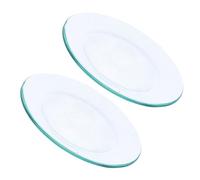 Gatuida 2 Pezzi Piatto Scaldacera in Vetro per Scalda Candele e Oli Essenziali Pirofila Sostitutiva per Lampade Aromaterapia in Centri Benessere Spa e Sauna