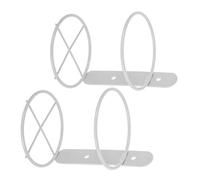 Gatuida 2 Pezzi Portabottiglie da Vino da Metallo Bianco da Pz per Bottiglie Vino Espositore per Cucina e Bar Design Robusto