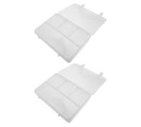 Gatuida 2 Pezzi Portapennelli per Disegno Doppia Punta in Plastica Design a Doppio Strato, Elegante e Funzionale per Artisti e Studenti, per Schizzi All'aperto e Viaggio
