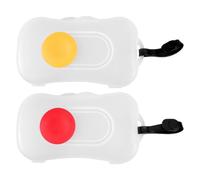 Gatuida 2 Pezzi Scatola Porta Salviette Umidificate Portatile in Pp e Silicone con Grande Capacità, Dispenser per Salviette da Viaggio che Previene L’essiccazione e Mantiene la Forma