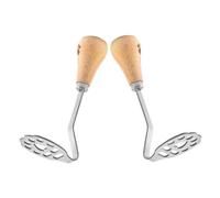 Gatuida 2 pezzi Schiacciapatate Manuale in Acciaio Inossidabile con Impugnatura Ergonomica per Purè di e Verdure Facile da e Versatile per Cucina Domestica