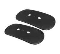 Gatuida 2 Pezzi Sedia da Ufficio Nera in Plastica Supporto Ergonomico per Migliorare la Postura, Design Orientato alla Salute per Computer e Riunioni