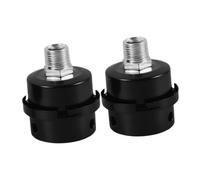 Gatuida 2 pezzi Silenzioso Silenziatore Compressore Aria con Filtro Efficiente Riduce Rumore per Gonfiaggio Giocattoli Pneumatici Auto e Materassi Aria