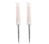Gatuida 2 Pezzi Siringa Finta per Costume Medico e Infermiera, Accessorio per Feste a Tema, Plastico Bianco, Portatile e Riutilizzabile, per Party di Carnevale e Cosplay