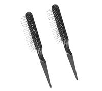 Gatuida 2 pezzi Spazzola per con Punta Pettine per Cotonatura con Setole Antistatiche Massaggiatore per Capelluto e Districante per Extension e Parrucche