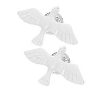 Gatuida 2 pezzi Spilla Piccione della Pace in Durevole Accessorio Spirituale per Comunione e Battesimo Simbolo di Fede Elegante per Abiti Cerimoniali