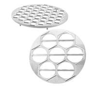 Gatuida 2 pezzi Stampo per Ravioli in Alluminio e Grandi per Gnocchi e Dumplings Facile da e Resistente per Pasta Fatta e Ravioli Artigianali