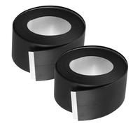Gatuida 2 Pezzi Striscia Impermeabile Sigillante Striscia di Mastice per Vasca da Bagno Sigillante per Lavello della Cucina Guarnizione Bordo Vasca Nastro per Lavello da Cucina Black PVC