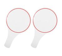 Gatuida 2 pezzi Tabellone Segnapunti Mini Paletta Voti Rosso Cerchio Lavagna Risposte Cancellabile Secco Singolo Lato Struttura Robusta e Uso Facile per Giudici e Votazioni