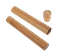 Gatuida 2 Pezzi Tubo Portadocumenti in Bambù Protettivo per Poster e Cilindro Leggero e Sigillato per