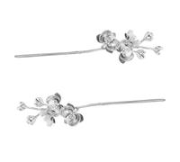 Gatuida 2 Pezzi Vintage Hair Pins For Women Lightweight Butterfly Flower Hairpin Sticks Elegant Retro Chinese Style For Traditional And Modern Hairstyles